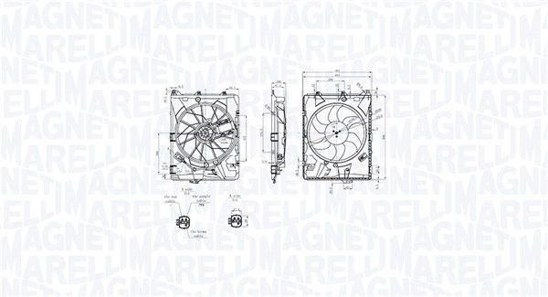 MAGNETI MARELLI 069422849010 - Lüfter, Motorkühlung