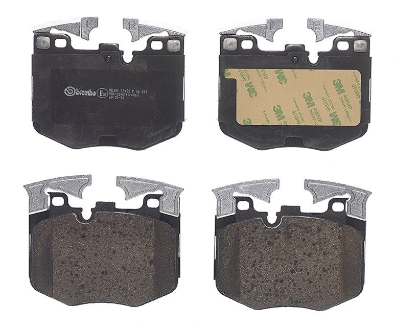 BREMBO P 06 099 - Bremsbelagsatz, Scheibenbremse