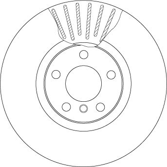 TRW DF4853S - Bremsscheibe