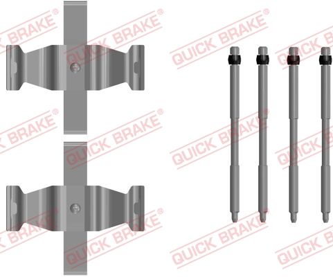 QUICK BRAKE 109-0107 - Zubehörsatz, Scheibenbremsbelag