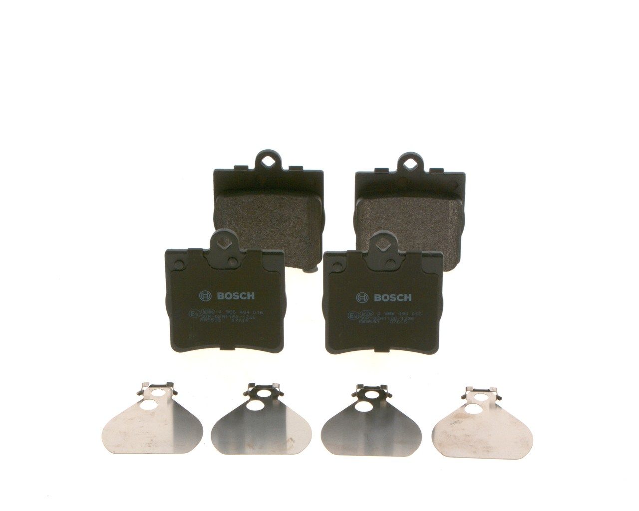 BOSCH 0 986 494 016 - Bremsbelagsatz, Scheibenbremse