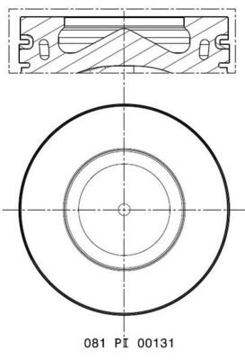 MAHLE 081 PI 00131 000 - Kolben