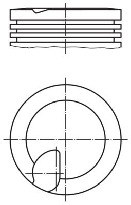 MAHLE 038 41 00 - Kolben