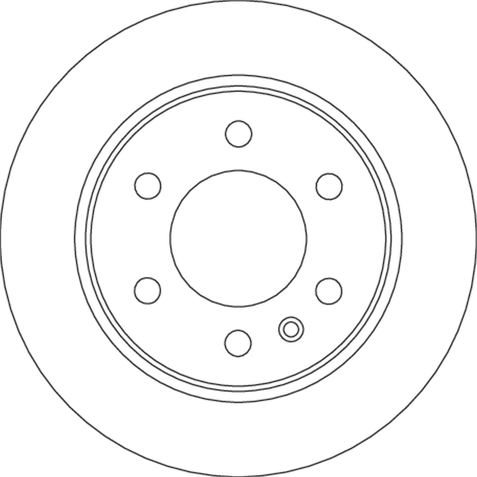 TRW DF6723S - Bremsscheibe
