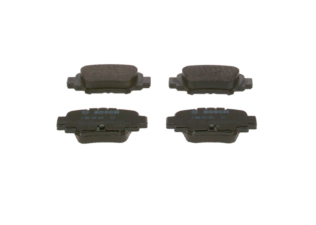 BOSCH 0 986 424 800 - Bremsbelagsatz, Scheibenbremse