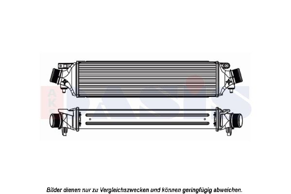 AKS DASIS 017003N - Ladeluftkühler
