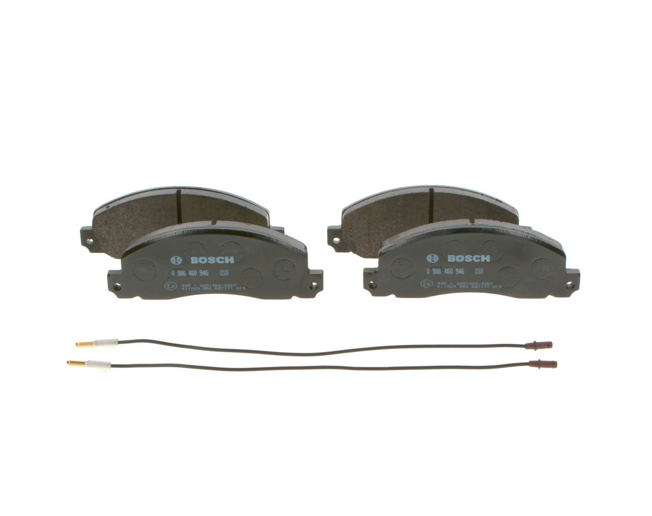 BOSCH 0 986 460 946 - Bremsbelagsatz, Scheibenbremse