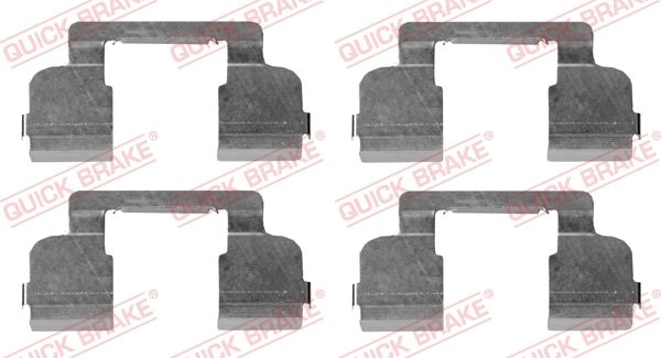QUICK BRAKE 109-1698 - Zubehörsatz, Scheibenbremsbelag