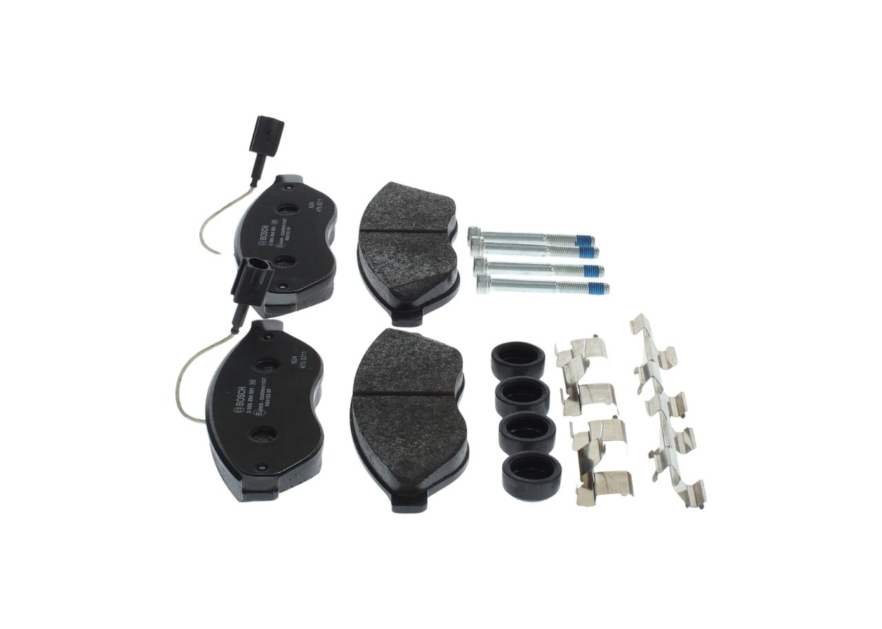 BOSCH 0 986 494 591 - Bremsbelagsatz, Scheibenbremse