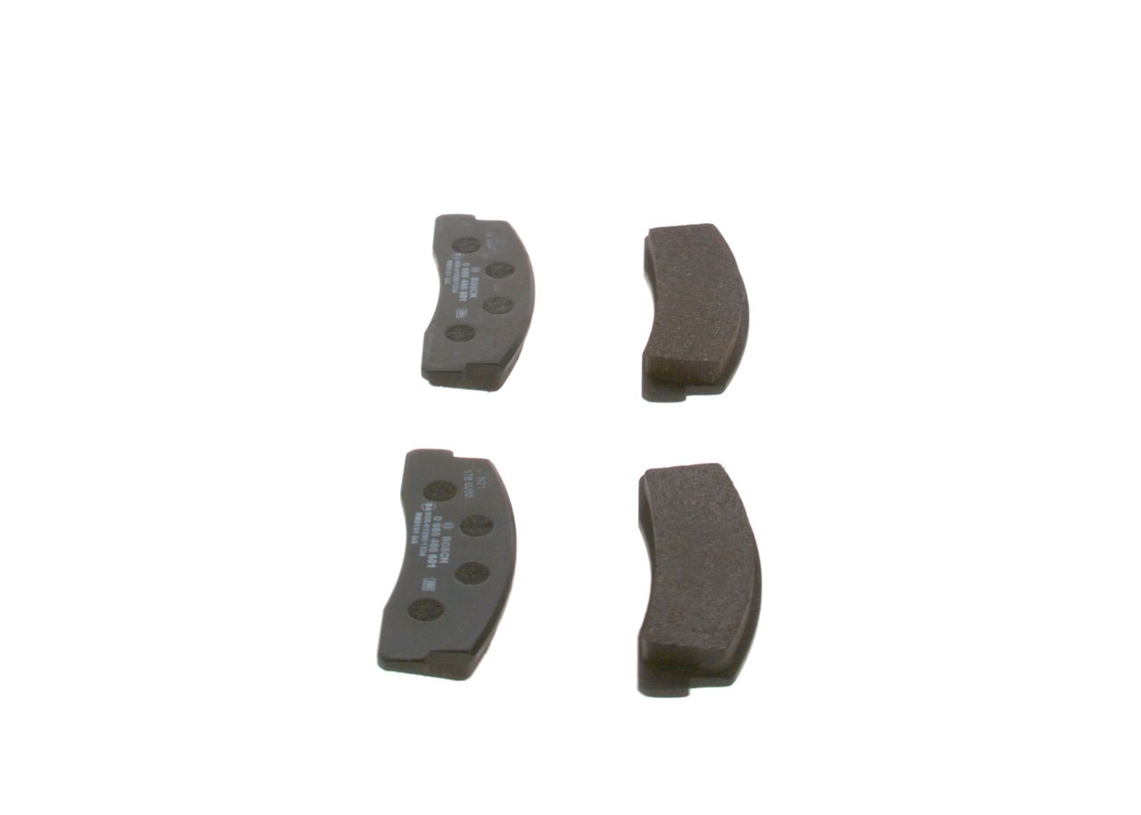 BOSCH 0 986 466 601 - Bremsbelagsatz, Scheibenbremse