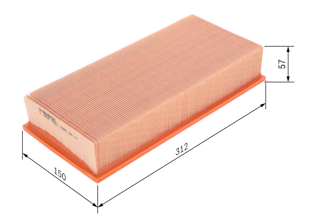 BOSCH 1 457 433 750 - Luftfilter