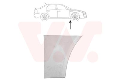 VAN WEZEL 0160156 - Kotflügel