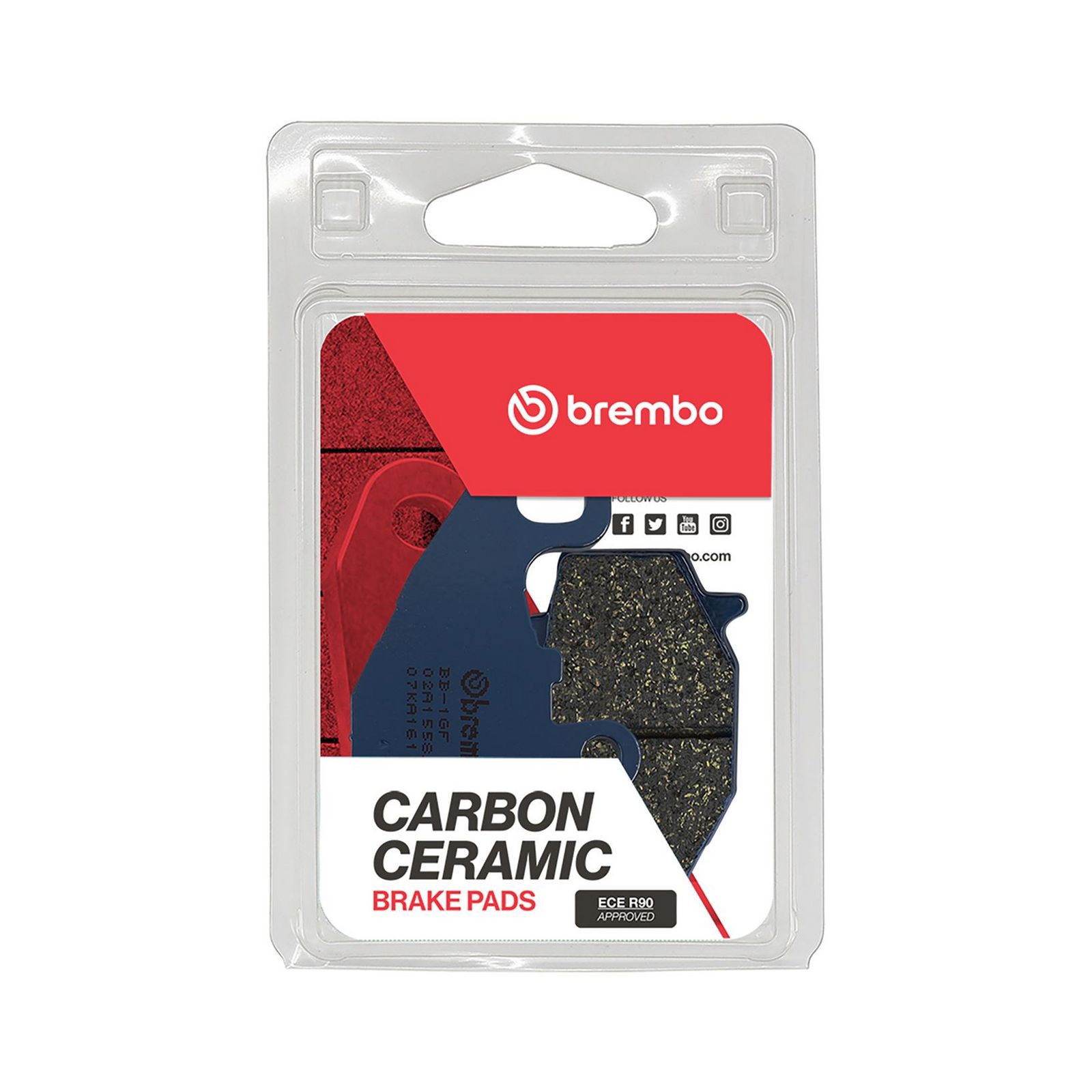 BREMBO 07KA1617 - Bremsbelagsatz, Scheibenbremse