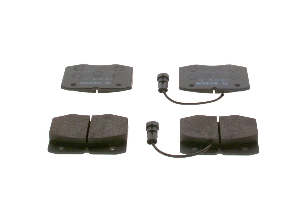 BOSCH 0 986 424 768 - Bremsbelagsatz, Scheibenbremse