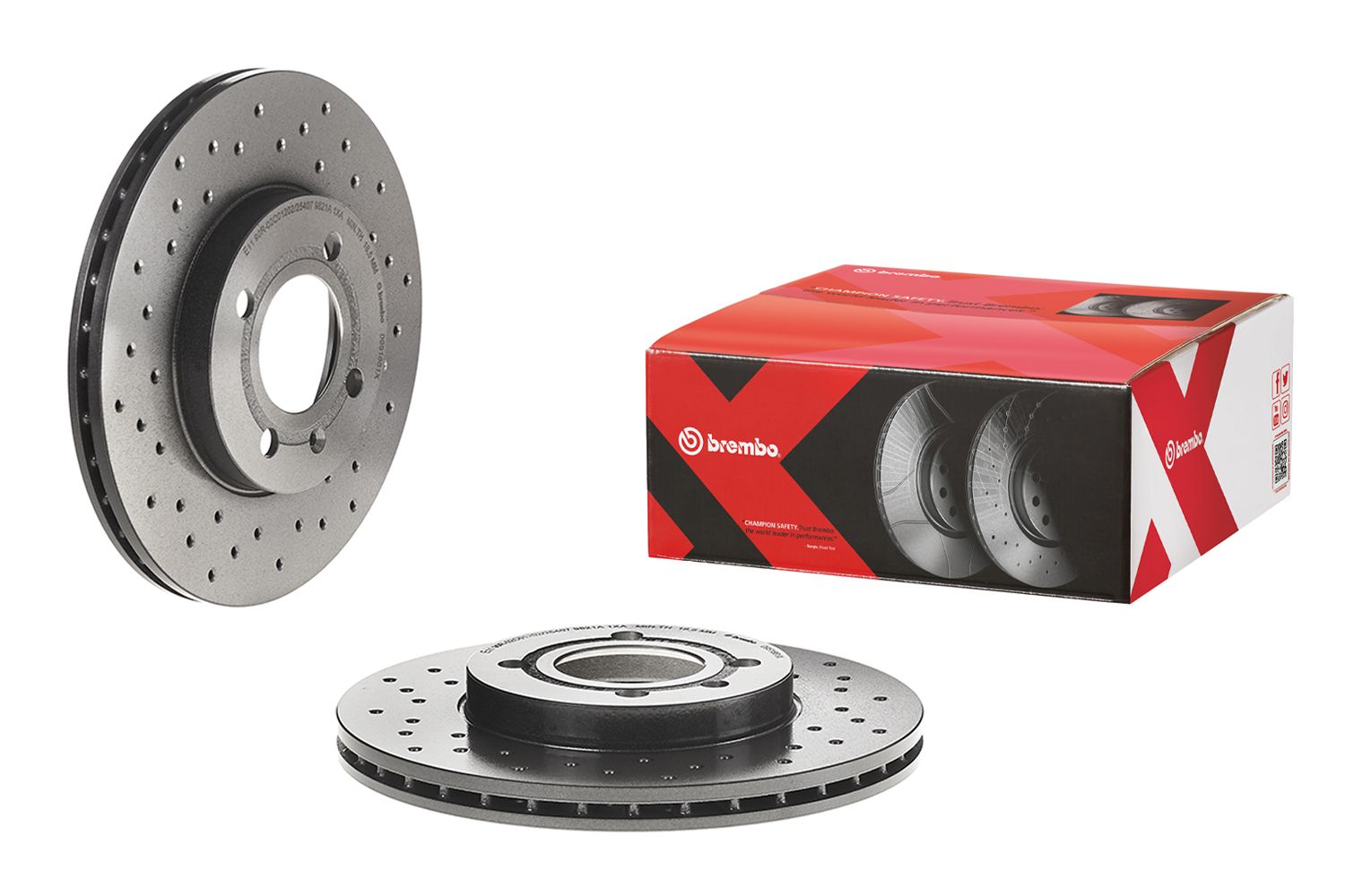 BREMBO 09.5166.1X - Bremsscheibe