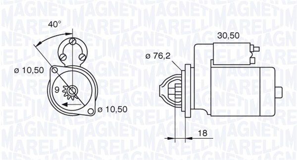 MAGNETI MARELLI 063521070620 - Starter