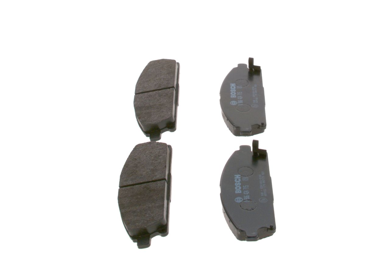 BOSCH 0 986 424 715 - Bremsbelagsatz, Scheibenbremse