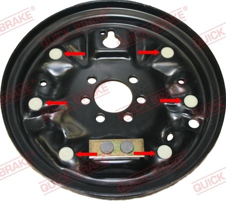 QUICK BRAKE 6858K - Zubehörsatz, Bremsbacken