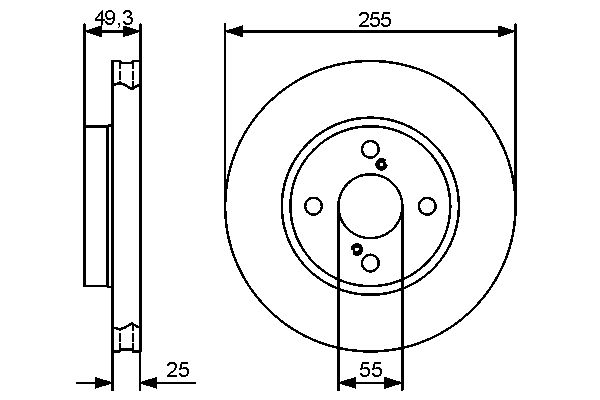 BOSCH 0 986 479 422 - Bremsscheibe