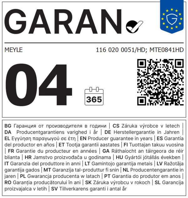MEYLE 116 020 0051/HD - Spurstangenkopf