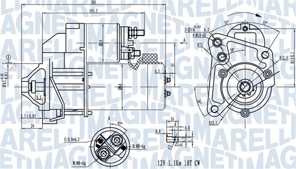 MAGNETI MARELLI 063720681010 - Starter