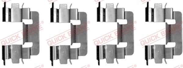 QUICK BRAKE 109-1229 - Zubehörsatz, Scheibenbremsbelag