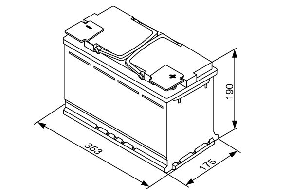 BOSCH 0 092 S60 130 - Starterbatterie