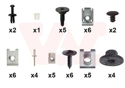 VAN WEZEL 0177794 - Montagesatz, Stoßfänger