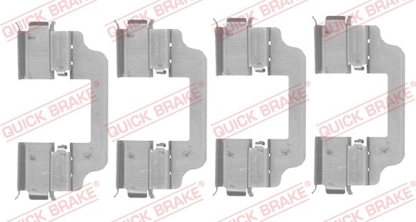 QUICK BRAKE 109-0153 - Zubehörsatz, Scheibenbremsbelag