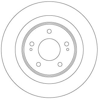 TRW DF6598 - Bremsscheibe