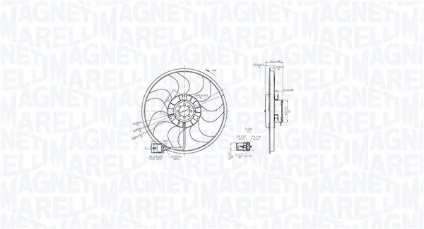 MAGNETI MARELLI 069422864010 - Lüfter, Motorkühlung