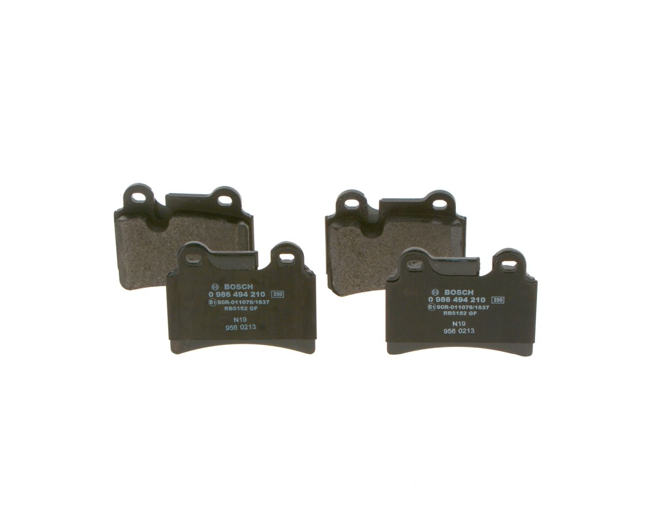 BOSCH 0 986 494 210 - Bremsbelagsatz, Scheibenbremse