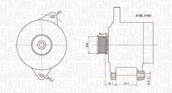 MAGNETI MARELLI 063731718010 - Generator