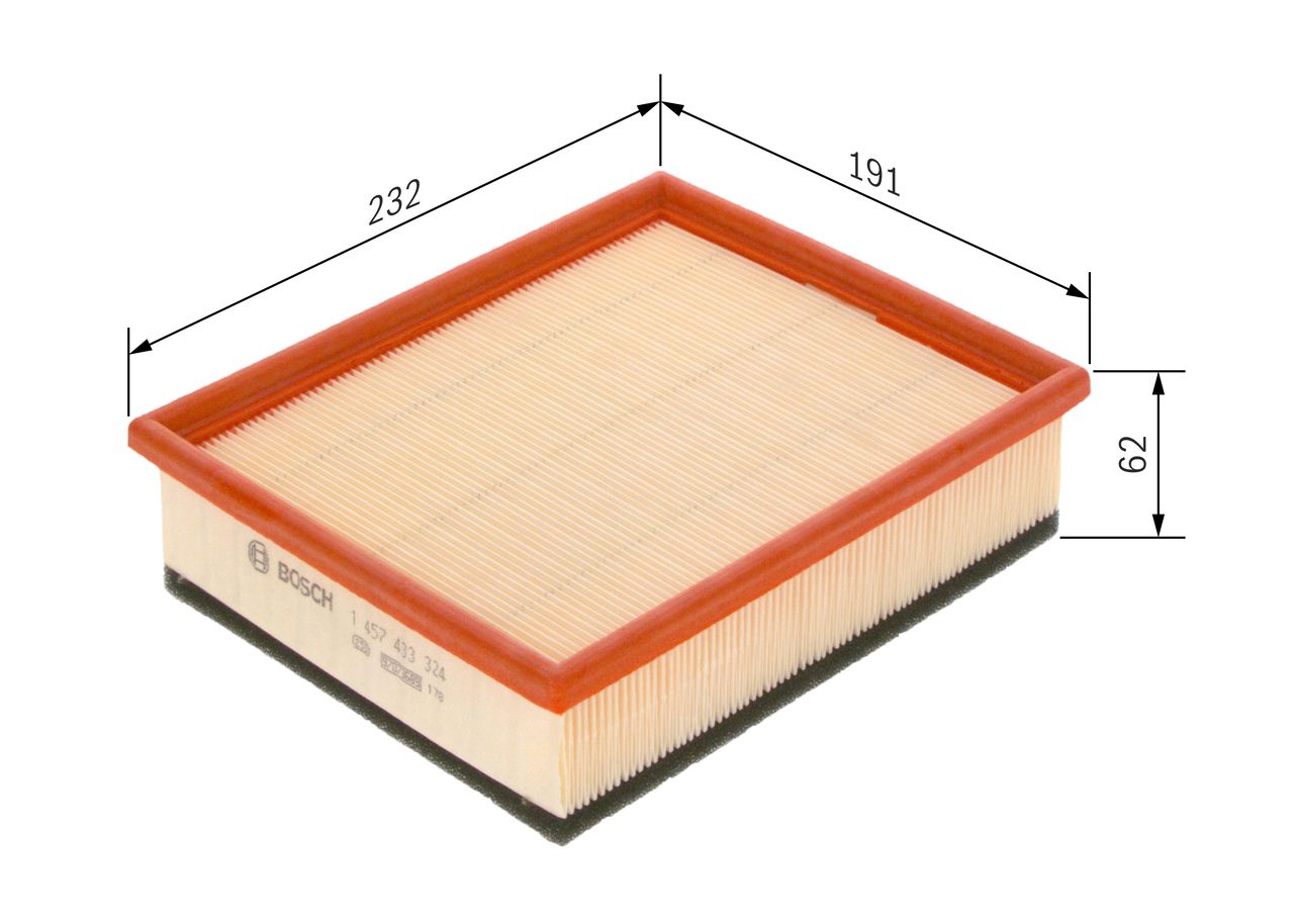 BOSCH 1 457 433 324 - Luftfilter