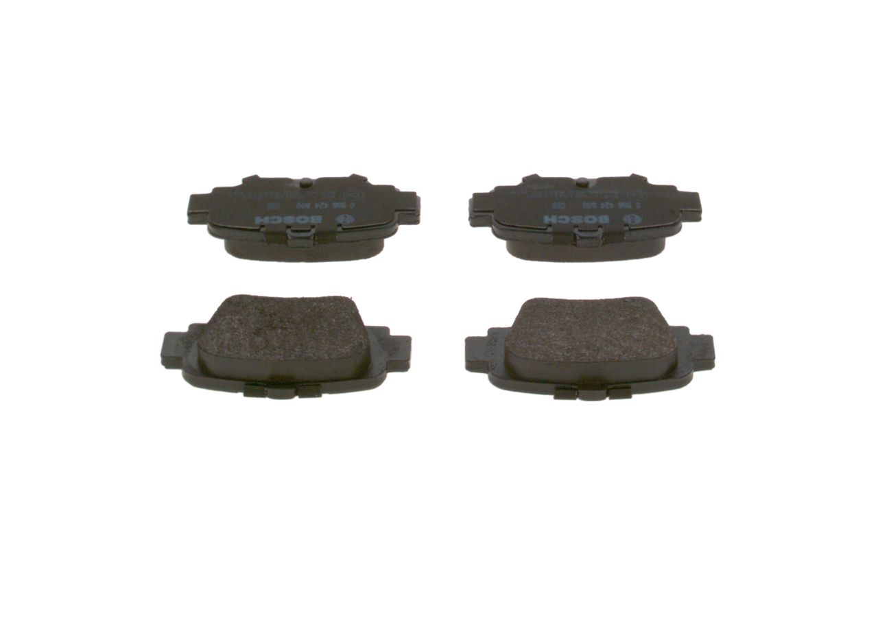 BOSCH 0 986 424 800 - Bremsbelagsatz, Scheibenbremse
