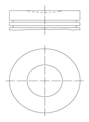 MAHLE 040 16 00 - Kolben
