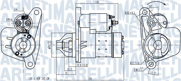 MAGNETI MARELLI 063721418010 - Starter
