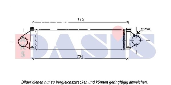 AKS DASIS 097018N - Ladeluftkühler