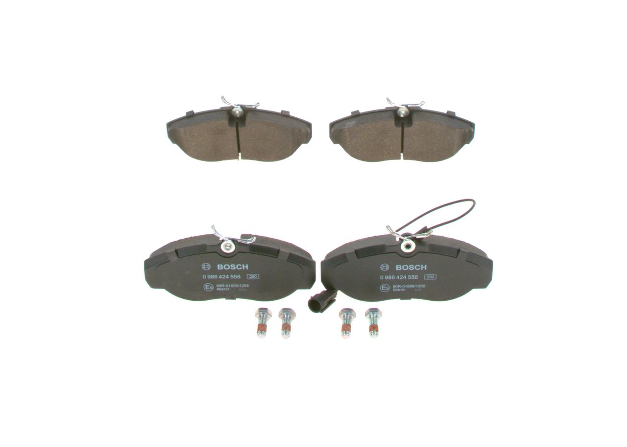 BOSCH 0 986 424 556 - Bremsbelagsatz, Scheibenbremse