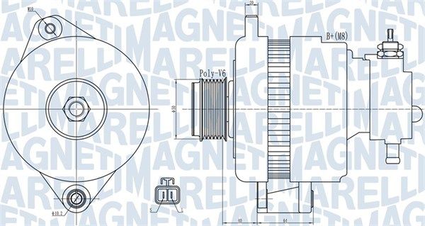 MAGNETI MARELLI 063732018010 - Generator