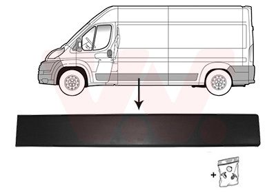 VAN WEZEL 0982407 - Zier-/Schutzleiste, Seitenwand