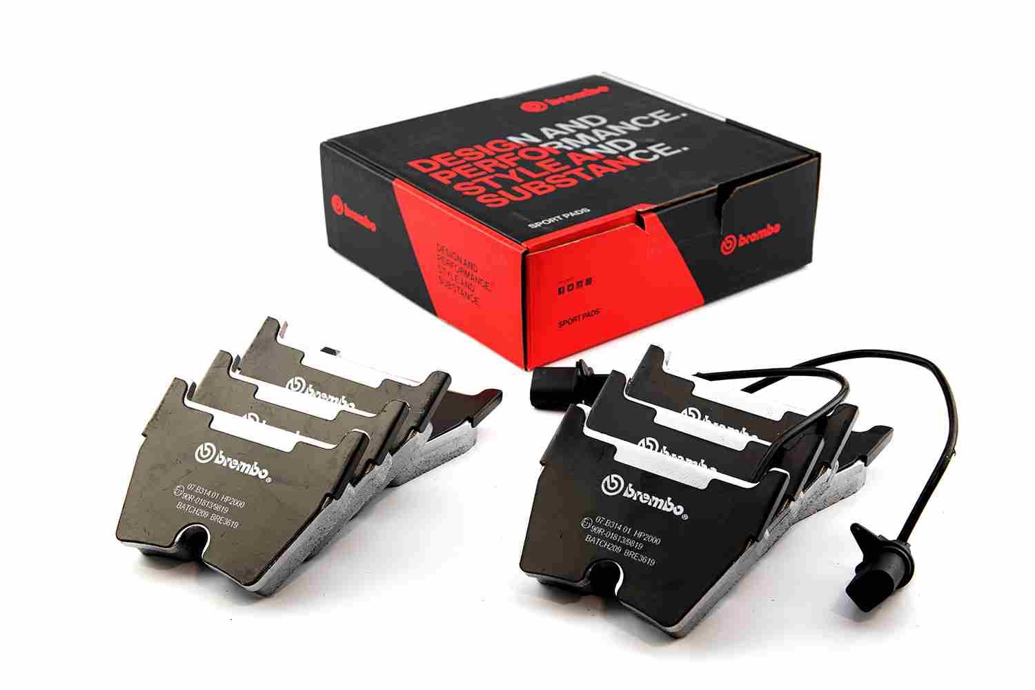 BREMBO 07.B314.01 - Hochleistungs-Bremsbelagsatz