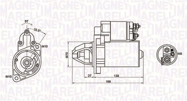 MAGNETI MARELLI 063721283010 - Starter