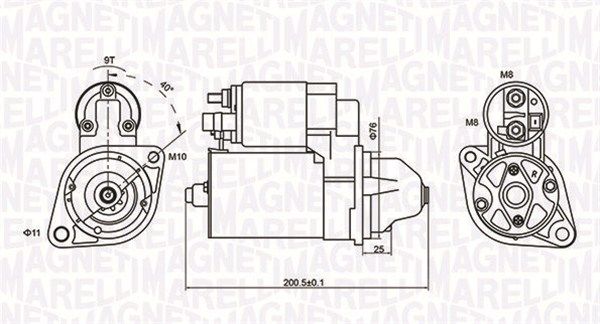 MAGNETI MARELLI 063721412010 - Starter