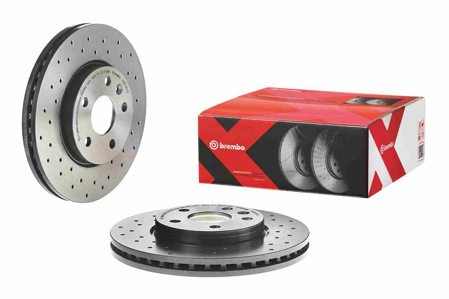 BREMBO 09.B355.1X - Bremsscheibe