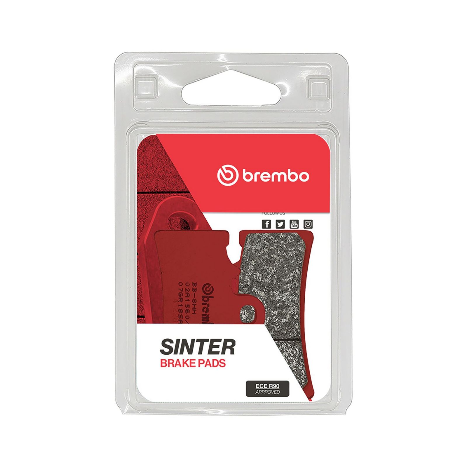 BREMBO 07GR18SA - Bremsbelagsatz, Scheibenbremse