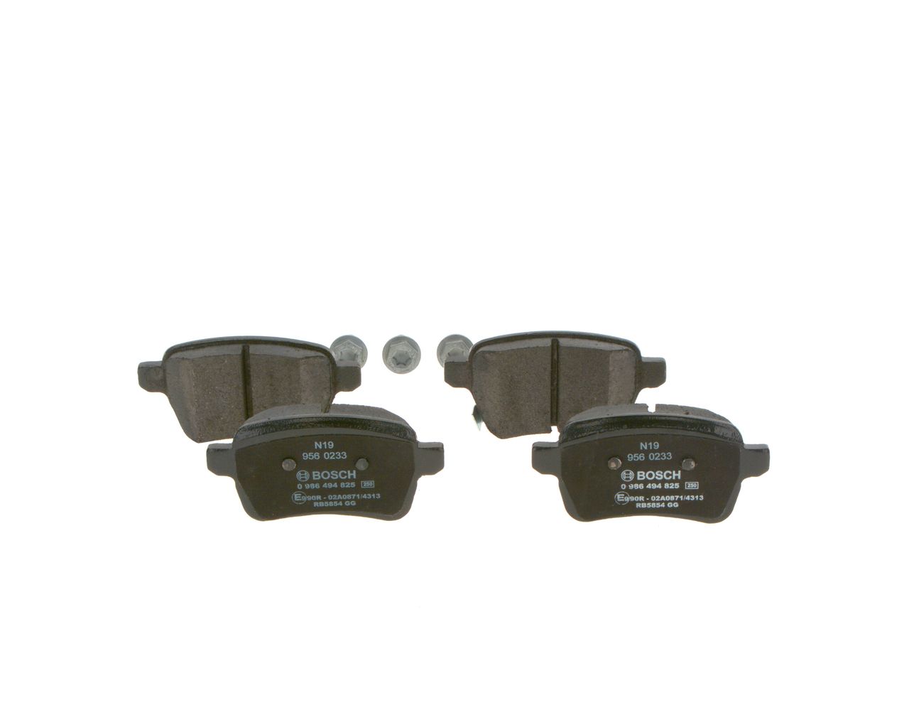 BOSCH 0 986 494 825 - Bremsbelagsatz, Scheibenbremse