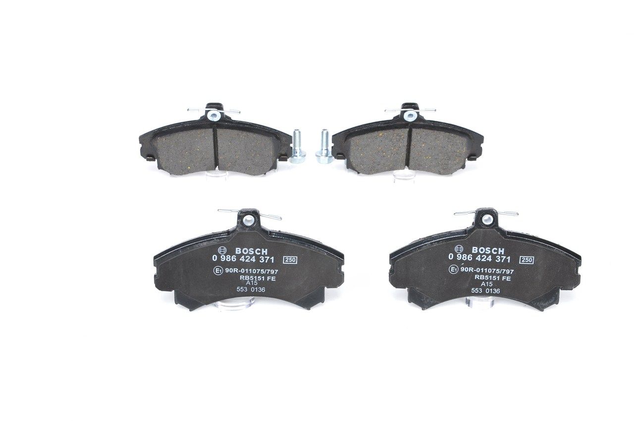BOSCH 0 986 424 371 - Bremsbelagsatz, Scheibenbremse