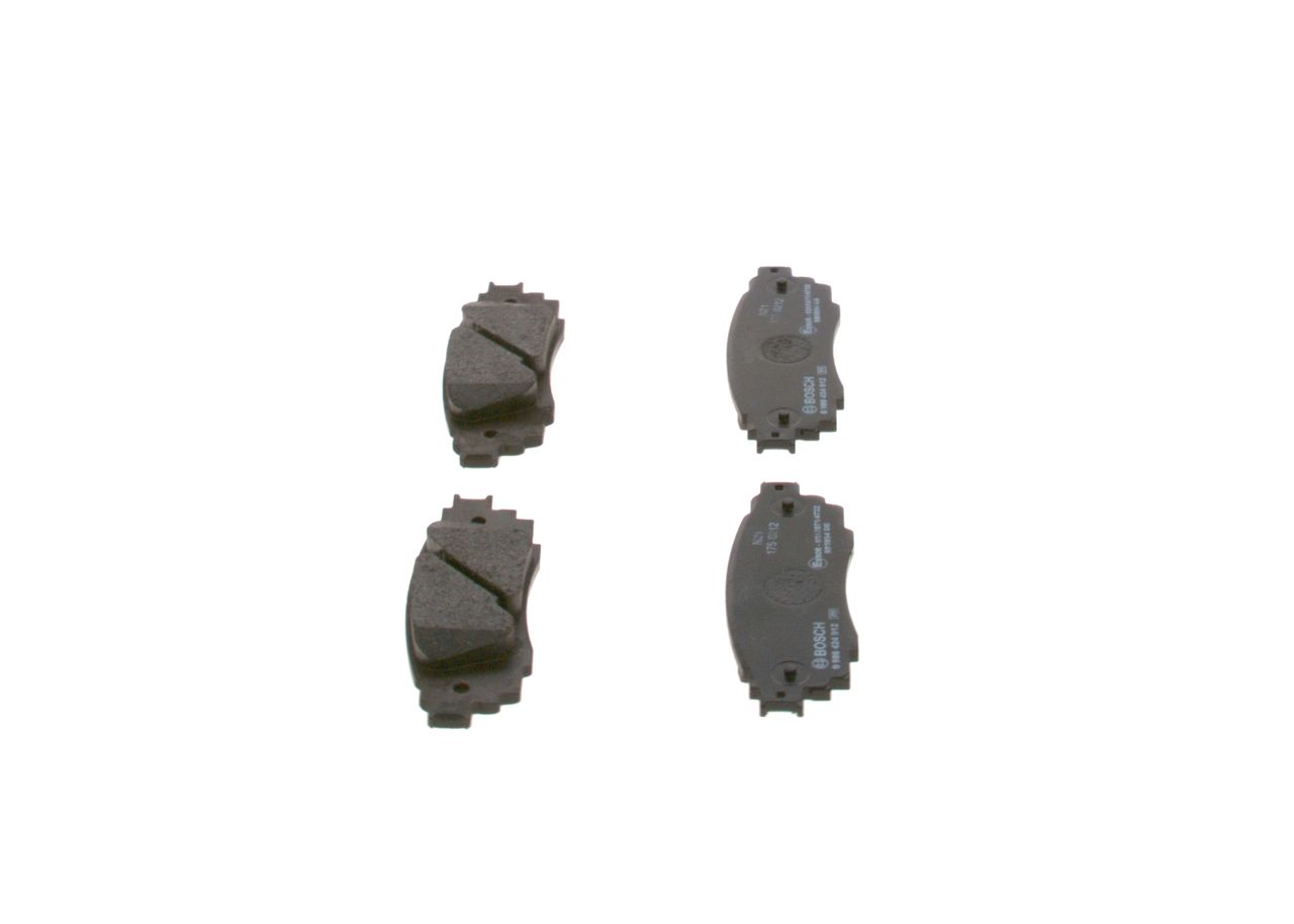 BOSCH 0 986 424 912 - Bremsbelagsatz, Scheibenbremse