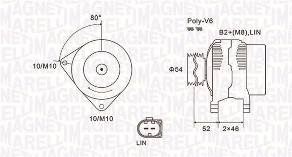 MAGNETI MARELLI 063731970010 - Generator
